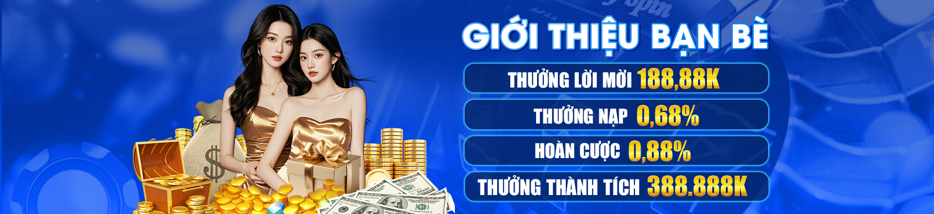 Hình ảnh quảng cáo của tt128 hiển thị nền tảng và các lợi ích